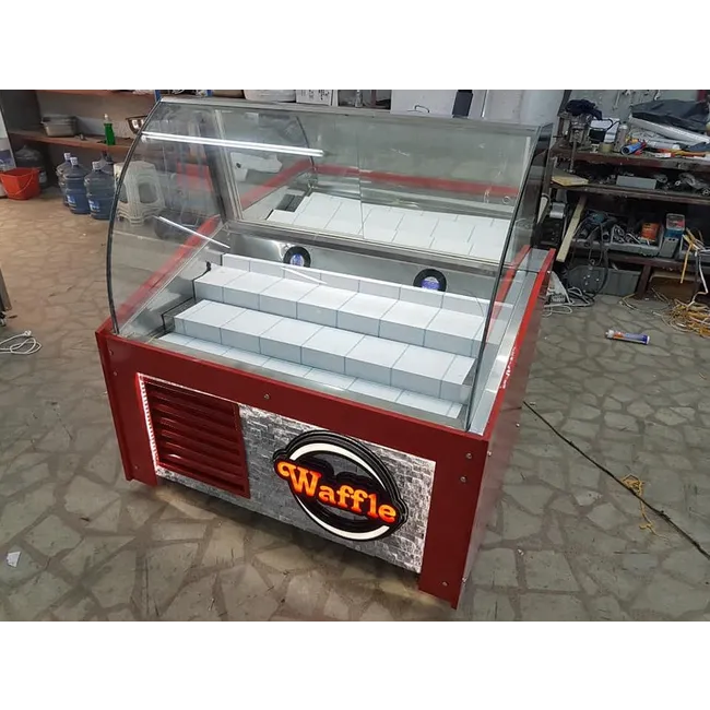 Waffle Dolabı Kırmızı Model