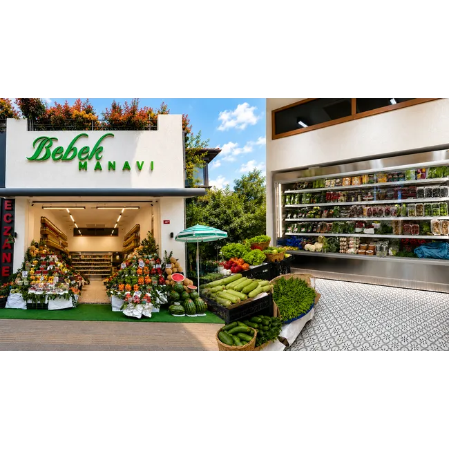 Sütlük Dolabı Bebek Manav Özel İmalat