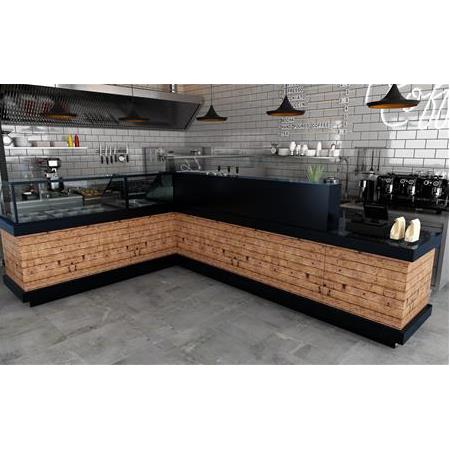 Cafe Restaurant Tezgahı Özel Proje